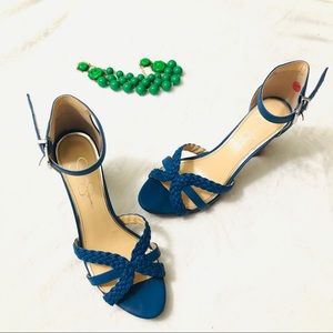 Jessica Simpson blue heels sandals NEW size 8.5